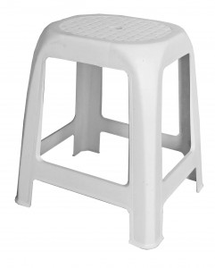 Tabouret traisse blanc