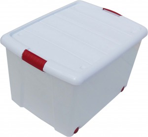 Boite de rangement avec couvercle 35 L