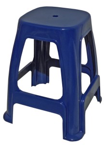 Tabouret Slim bleu