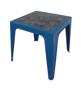 Table Monobloc 60x60x60 bleu